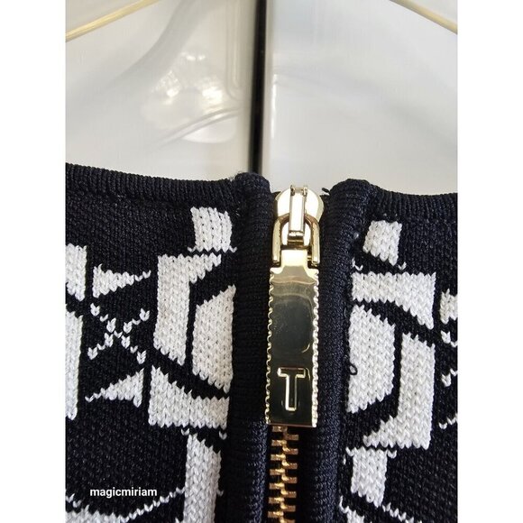 BNWT Ted Baker London JAMMIEA Tessellation Jacquard Dress - Picture 6 of 12